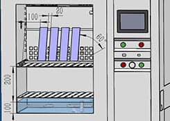 Kondensat środowiskowy w komorze testowej DIN 50017